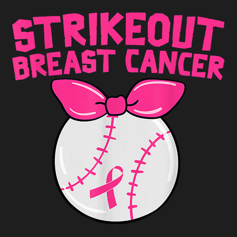 Strike Out Breast Cancer Awareness Baseball Fighters T Shirt Classic T-shirt by jermonmccline | Artistshot