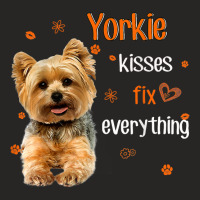 Yorkshire Terrier Kisses Fix Everything T Shirt Ladies Fitted T-shirt | Artistshot