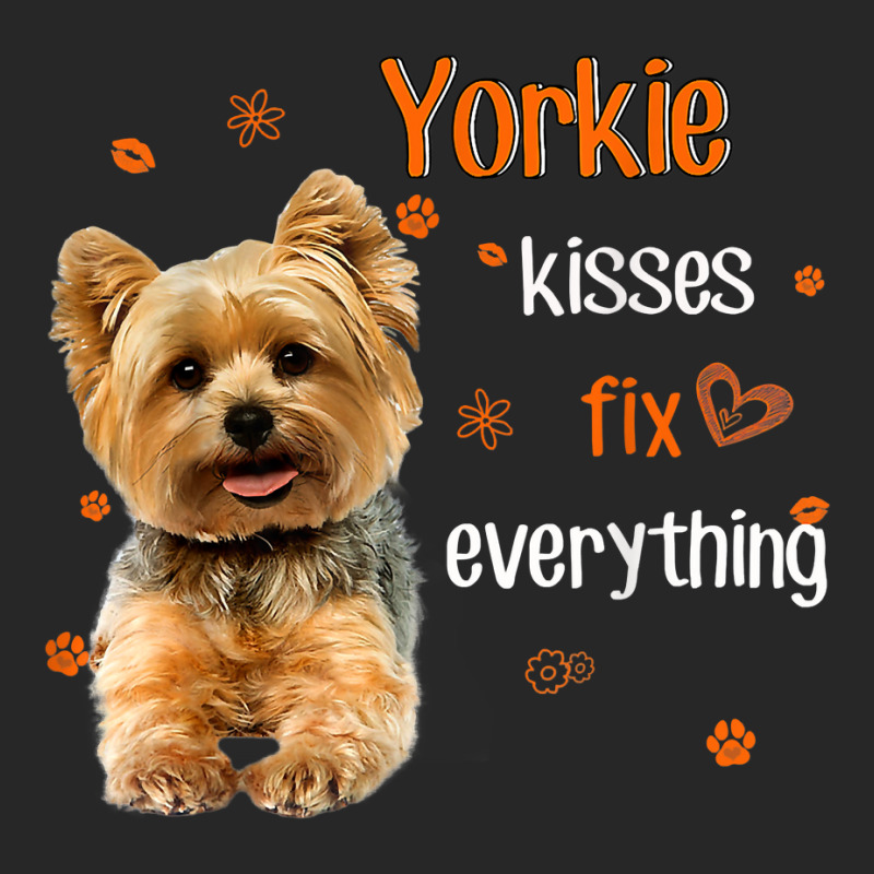 Yorkshire Terrier Kisses Fix Everything T Shirt Men's T-shirt Pajama Set by darelychilcoat1989 | Artistshot