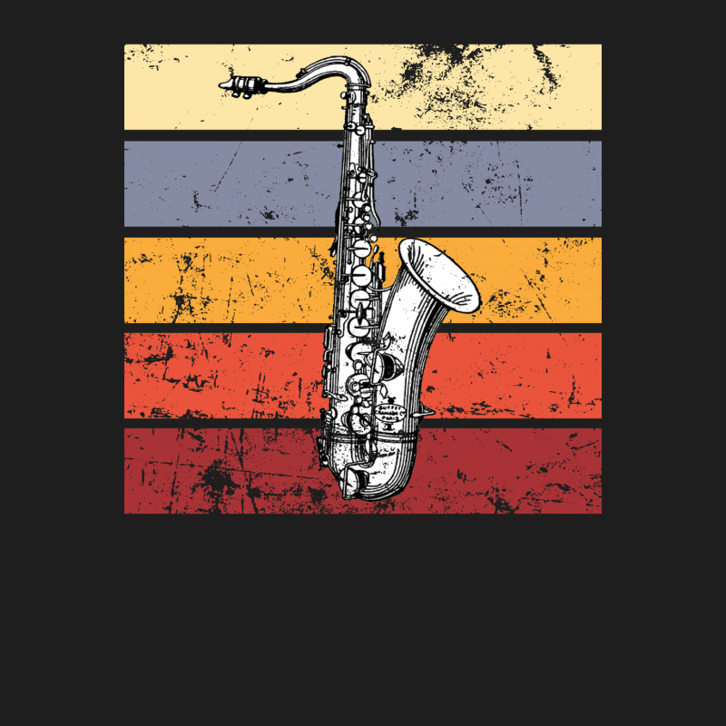 Saxophone Retro Classic T-shirt by autlu2024 | Artistshot