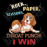 Rock Paper Scissors Throat Punch I Win Dog Retro Vintage Beagle Pocket T-shirt | Artistshot