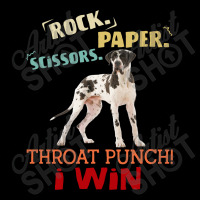 Rock Paper Scissors Throat Punch I Win Dog Retro Vintage Pointer Fleece Short | Artistshot