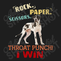 Rock Paper Scissors Throat Punch I Win Dog Retro Vintage Pointer Classic T-shirt | Artistshot