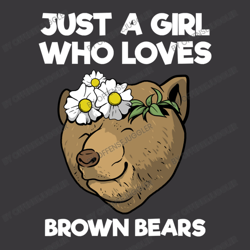 Bear Just A Girl Who Loves Bears I Flower Floral 586 Forest Ladies Curvy T-Shirt by offensejuggler | Artistshot