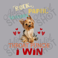 Rock Paper Scissors Throat Punch I Win Dog Retro Vintage Yorkshire Ter Youth 3/4 Sleeve | Artistshot