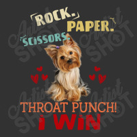 Rock Paper Scissors Throat Punch I Win Dog Retro Vintage Yorkshire Ter Baby Bodysuit | Artistshot