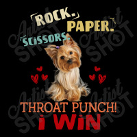 Rock Paper Scissors Throat Punch I Win Dog Retro Vintage Yorkshire Ter Youth Sweatshirt | Artistshot