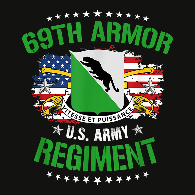 Army 69th Armor Regiment T Shirt Scorecard Crop Tee by jermonmccline | Artistshot