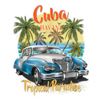 Cuba Havana Tropical Paradise Car Beach Summer Vocation Tee T Shirt V-neck Tee | Artistshot