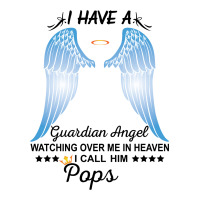 My Pops Is My Guardian Angel V-neck Tee | Artistshot