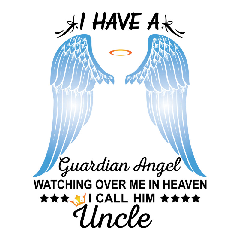 My Uncle Is My Guardian Angel Crewneck Sweatshirt | Artistshot
