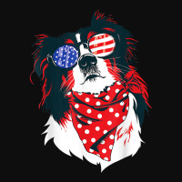 Australian Shepherd 4th Of July Shirt Aussie American Flag T Shirt Crop Top | Artistshot