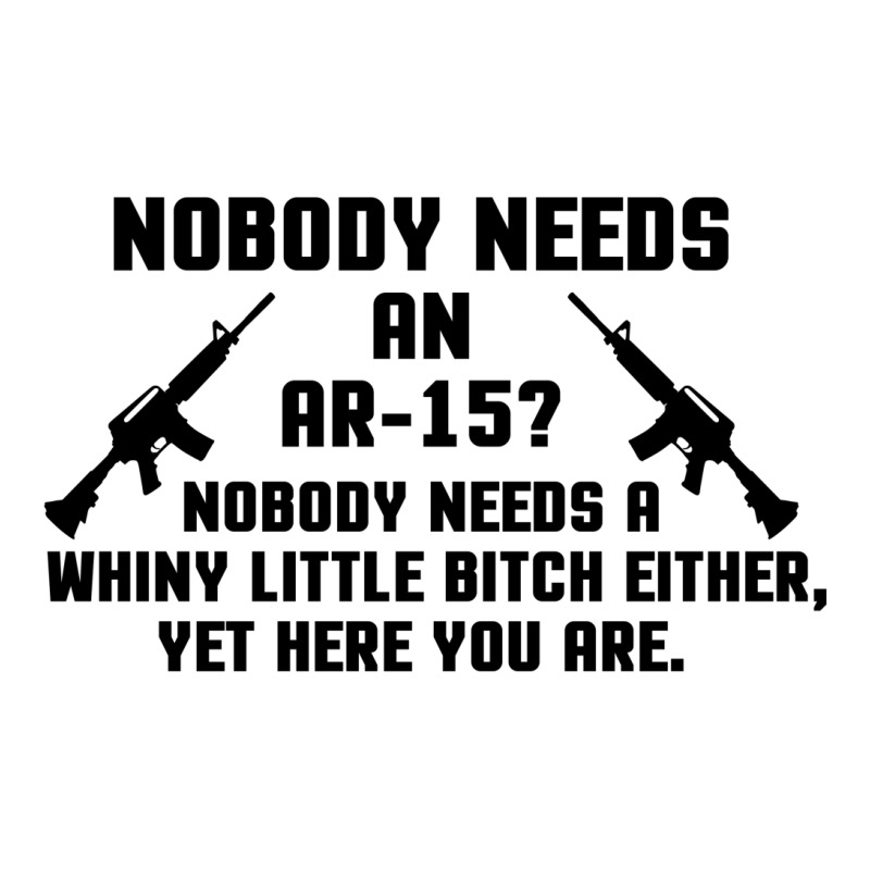 Nobody Needs An Ar 15 V-neck Tee | Artistshot