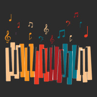 Music Notes Colorful Keyboard Piano Pullover Hoodie Exclusive T-shirt | Artistshot