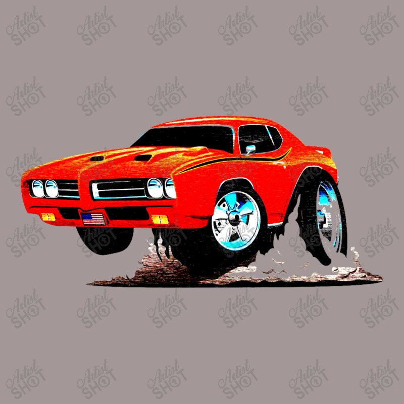 Classic American Muscle Car Cartoon Vector Illustration Vintage Short | Artistshot