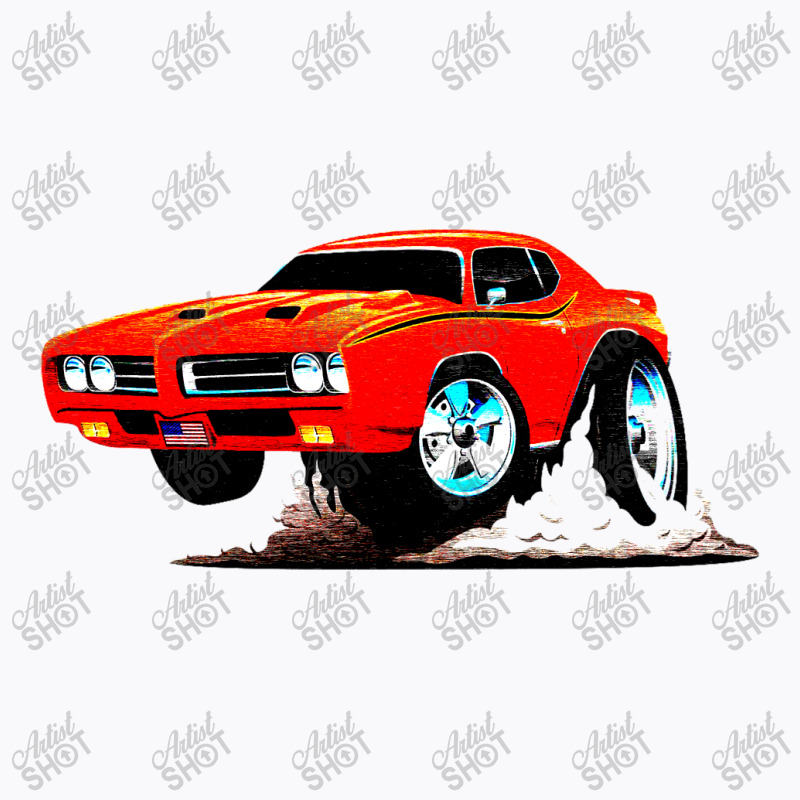 Classic American Muscle Car Cartoon Vector Illustration T-shirt | Artistshot