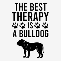 The Best Therapy Is A Bulldog Baby Beanies | Artistshot