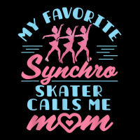 Synchronized Skating Mom Favorite Synchro Figure Skater T Shirt Men's 3/4 Sleeve Pajama Set | Artistshot