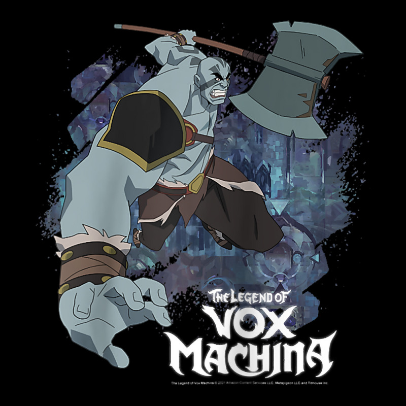 The Legend Of Vox Machina Grog Strongjaw With Axe Raglan Baseball Tee Cropped Hoodie by darelychilcoat1989 | Artistshot