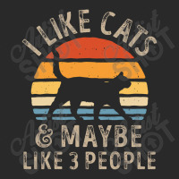 I Like Cats And Maybe Like 3 People Cat Retro Men Toddler T-shirt | Artistshot