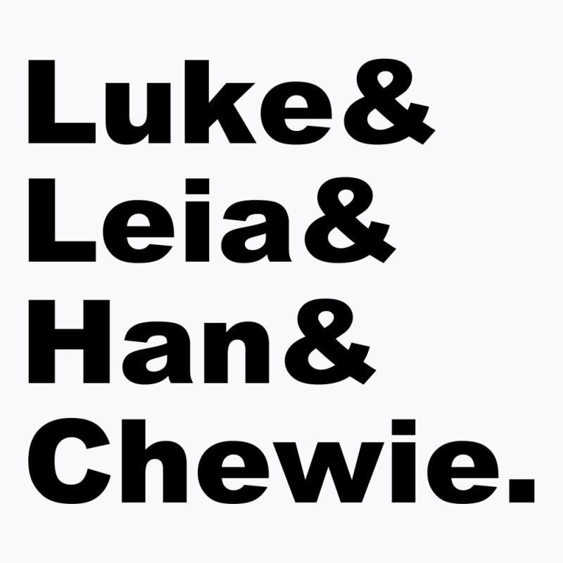 Luke Leia Chewie T-shirt | Artistshot