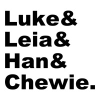 Luke Leia Chewie Crewneck Sweatshirt | Artistshot
