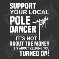 Support Your Pole Dancer Lineman Electrician Utility Baby Bodysuit | Artistshot