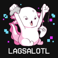 Gamer T  Shirt Axolotl Gamer Lag Funny Video Gaming Game Lagsalotl Gif Face Mask Rectangle | Artistshot