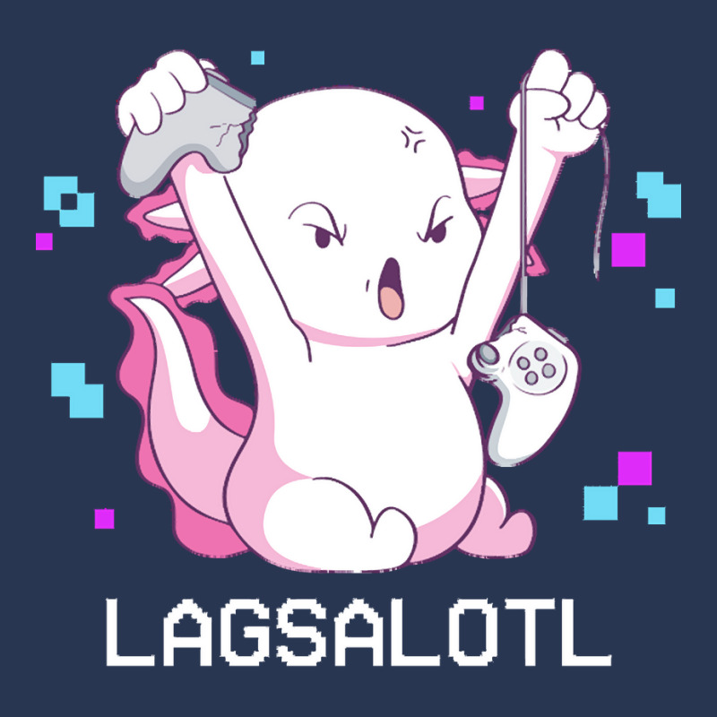 Gamer T  Shirt Axolotl Gamer Lag Funny Video Gaming Game Lagsalotl Gif Men Denim Jacket | Artistshot