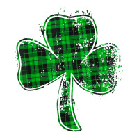 Green Buffalo Plaid Shamrock Lucky St Patrick's Day Womens T Shirt Sticker | Artistshot