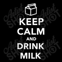 Keep Calm And Drink Milk Men's Long Sleeve Pajama Set | Artistshot