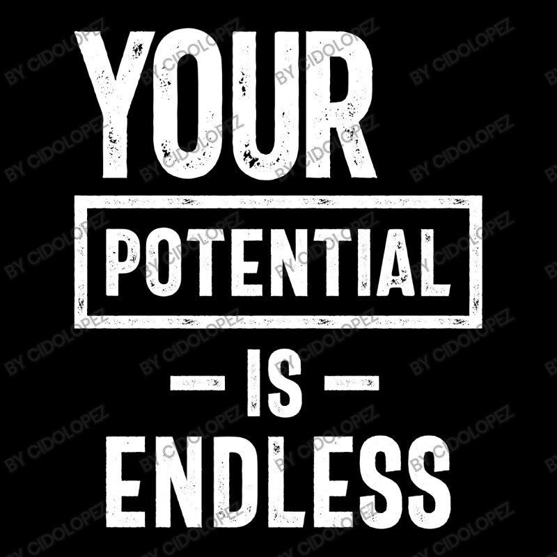 Your Potential Is Endless | Inspirational Quote Pocket T-Shirt by cidolopez | Artistshot