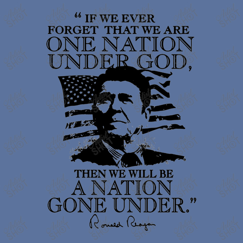 One Nation Under God Reagan Lightweight Hoodie by Lillian_Cain | Artistshot