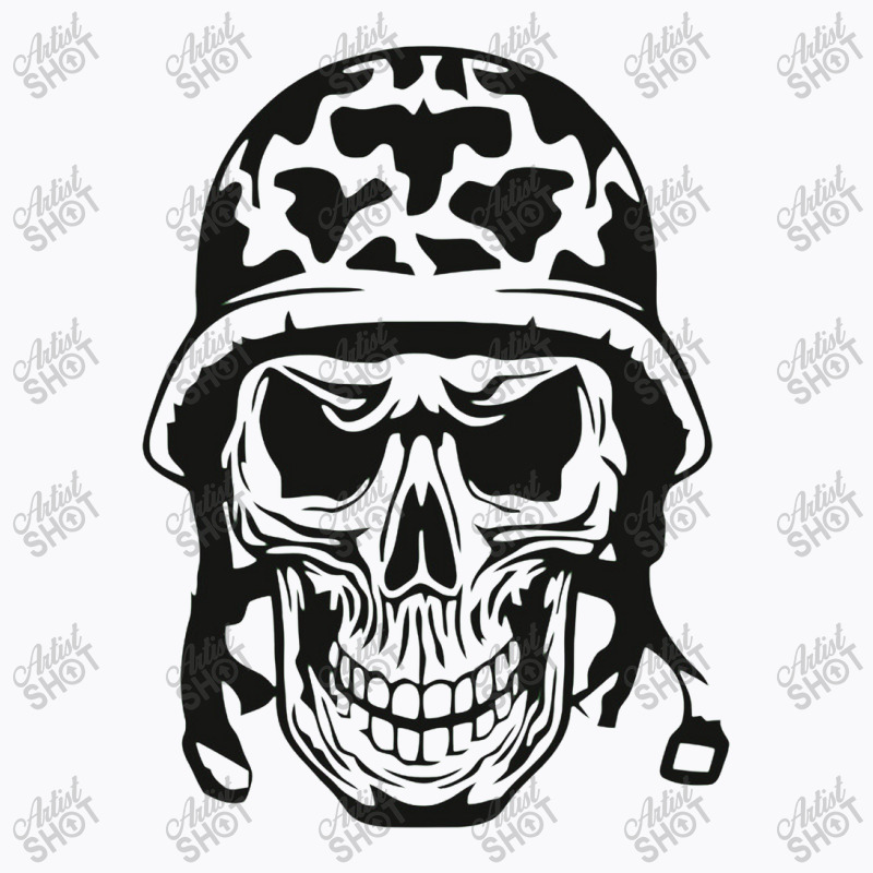 Soldier Skull T-shirt | Artistshot