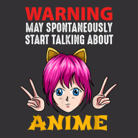 Warning May Spontaneously Start Talking About Anime Manga T Shirt Vintage Hoodie | Artistshot