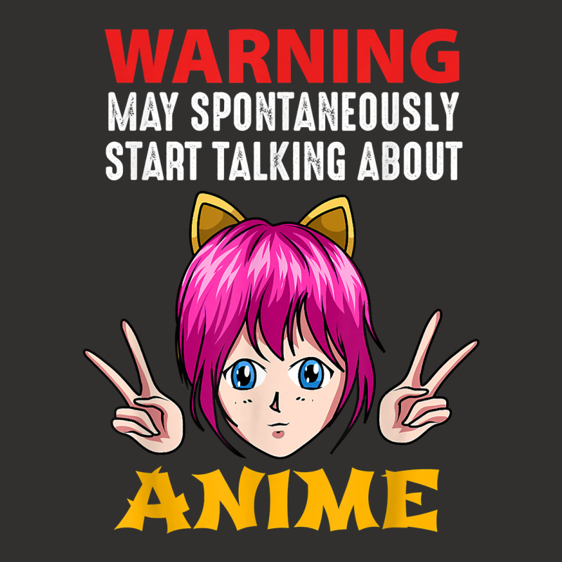 Warning May Spontaneously Start Talking About Anime Manga T Shirt Champion Hoodie | Artistshot