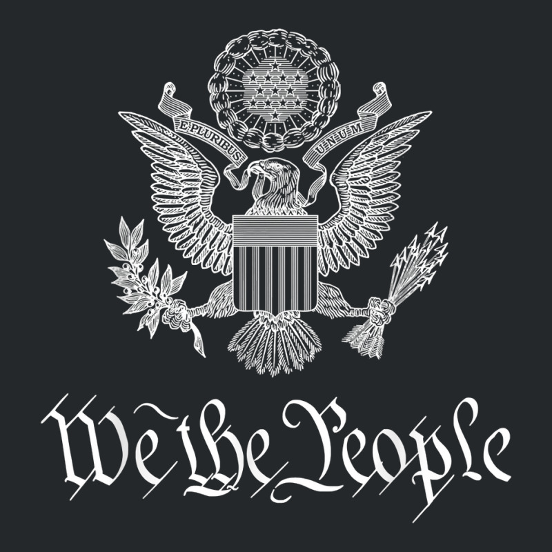 We The People American Bald Eagle Seal Flag Us Constitution T Shirt Crewneck Sweatshirt | Artistshot