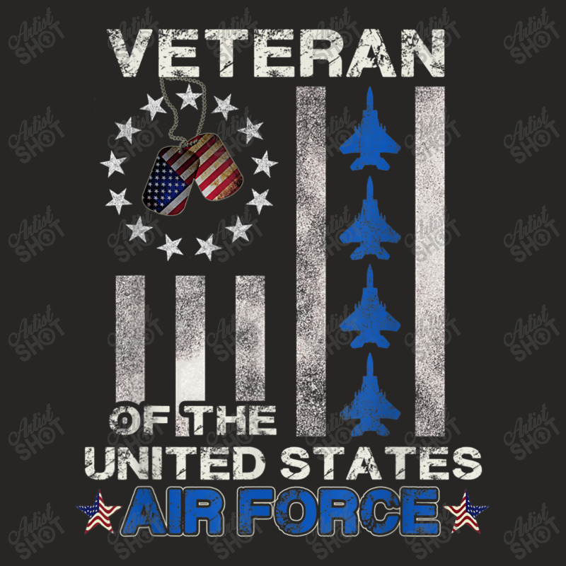 Veteran Of The United States Air Force Ladies Fitted T-Shirt by kakashop | Artistshot