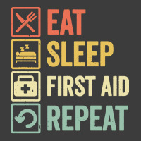 First Aid T  Shirt Funny Eat Sleep First Aid Repeat Retro Vintage Gift Men's Polo Shirt | Artistshot