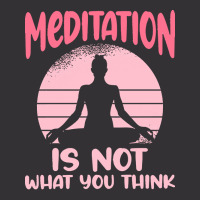 Transendental Meditation T  Shirt Meditation Is Not What You Think T Vintage Short | Artistshot