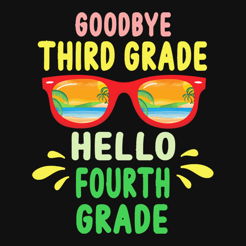 Goodbye Third Grade Hello Fourth Grade T  Shirt Goodbye Third Grade He Baby Bibs | Artistshot