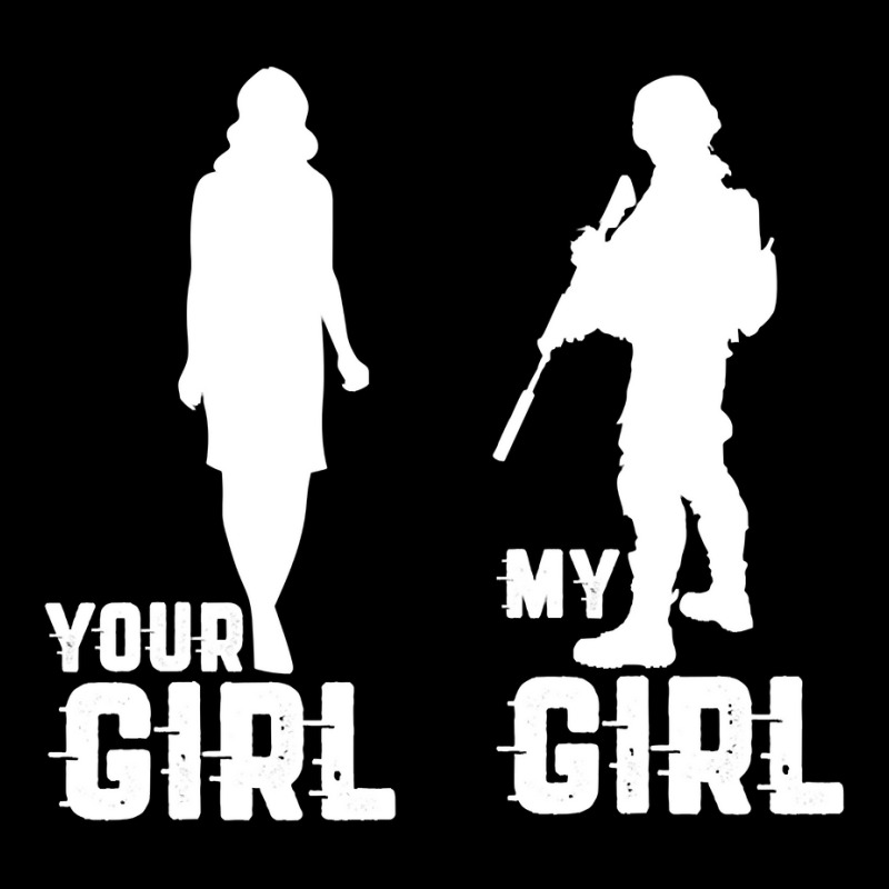 Your Girl My Girl Is A Soldier Cool Military And Army Pullover Hoodie Toddler Sweatshirt | Artistshot