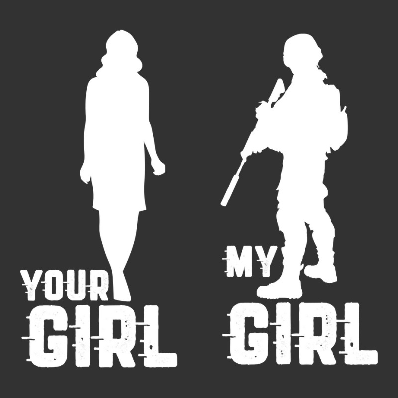 Your Girl My Girl Is A Soldier Cool Military And Army Pullover Hoodie Baby Bodysuit | Artistshot