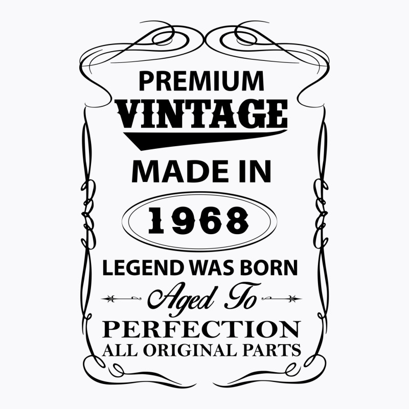 Vintage Legend Was Born 1968 T-shirt | Artistshot