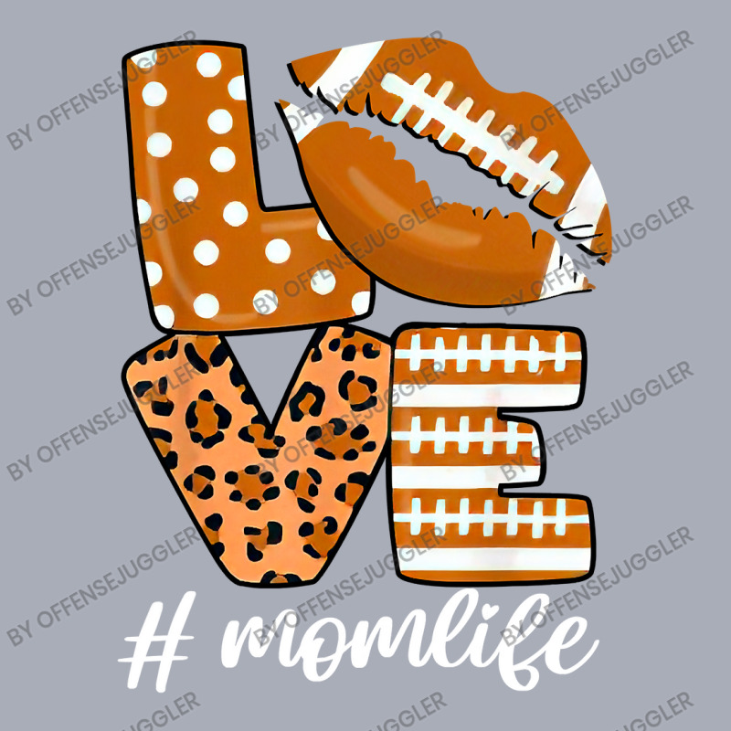 Football Love Football American Mom Life Player With Leopard Funny 123 Tank Dress by offensejuggler | Artistshot