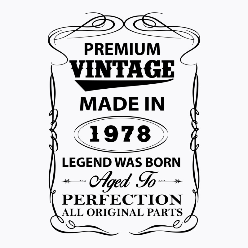 Vintage Legend Was Born 1978 T-shirt | Artistshot