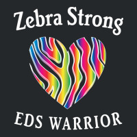 Zebra Strong Eds Warrior   Ehlers Danlos Syndrome Awareness Pullover H Crewneck Sweatshirt | Artistshot