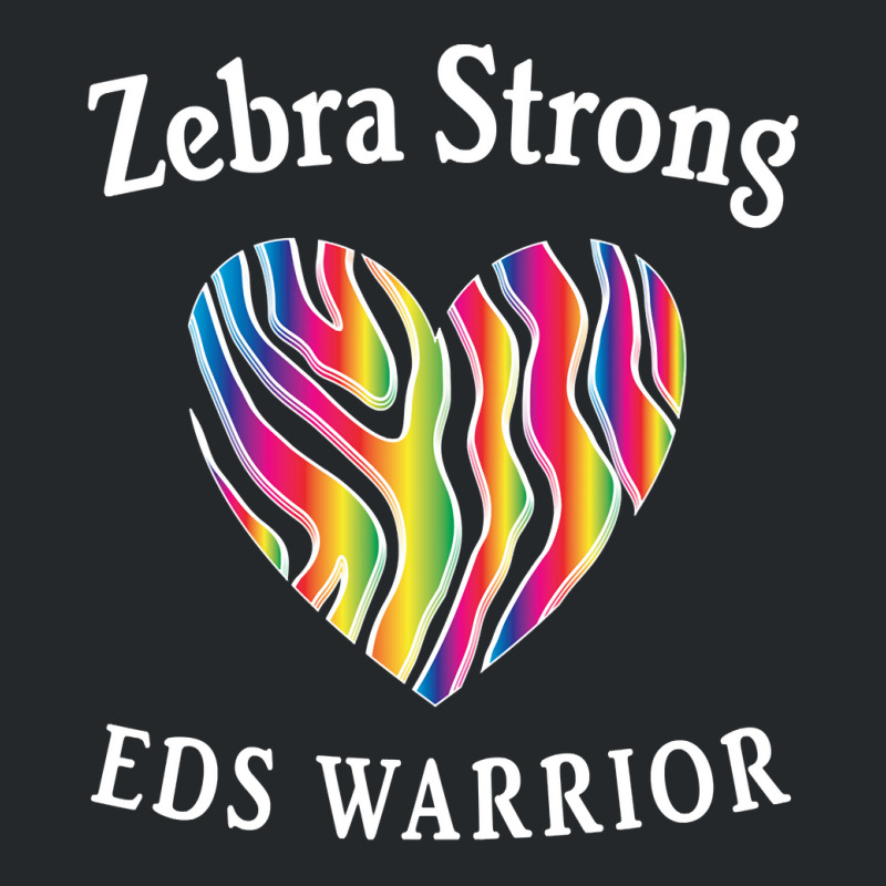 Zebra Strong Eds Warrior   Ehlers Danlos Syndrome Awareness Pullover H Crewneck Sweatshirt | Artistshot