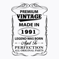 Vintage Legend Was Born 1991 T-shirt | Artistshot