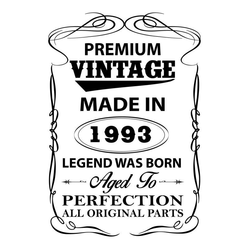 Vintage Legend Was Born 1993 Unisex Hoodie | Artistshot